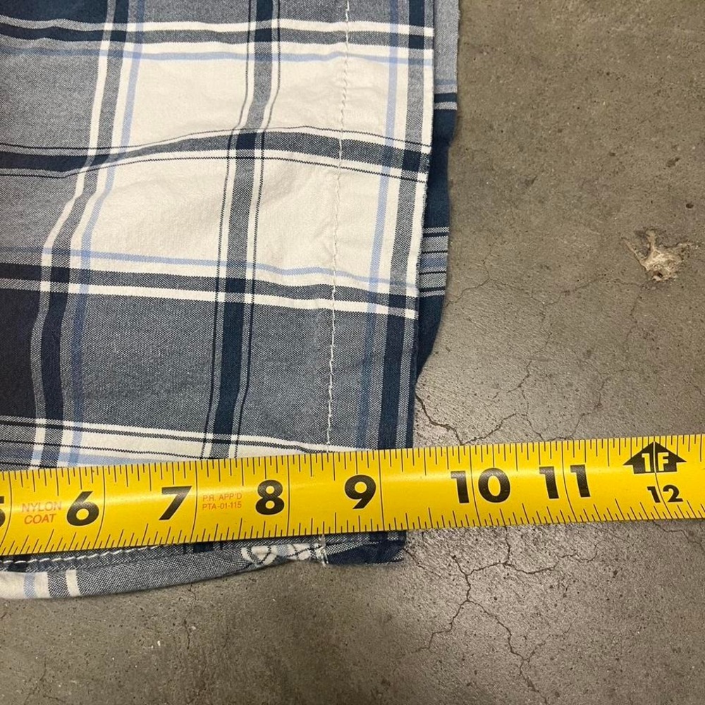 Y2k American Eagle Plaid Patchwork Shorts - image 5